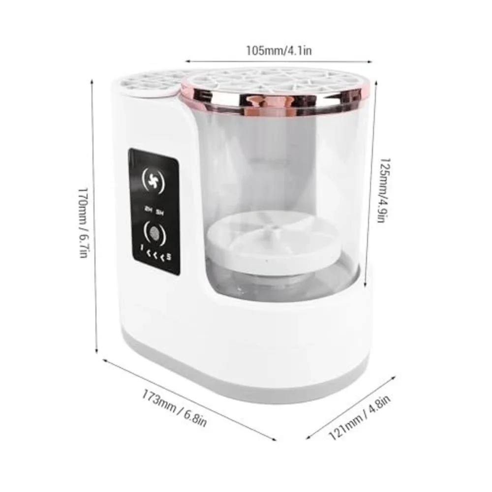 Electric Makeup Brush Cleaner 3-in-1, Automatic Brush Cleaning & Drying Machine